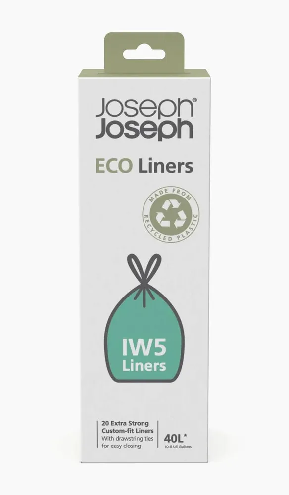 Мешки для мусора Joseph Joseph Eco Liners 40 л 20 шт. серые