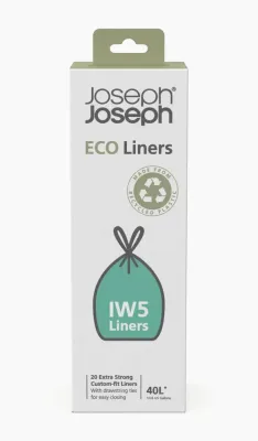 Мешки для мусора Joseph Joseph Eco Liners 40 л 20 шт. серые