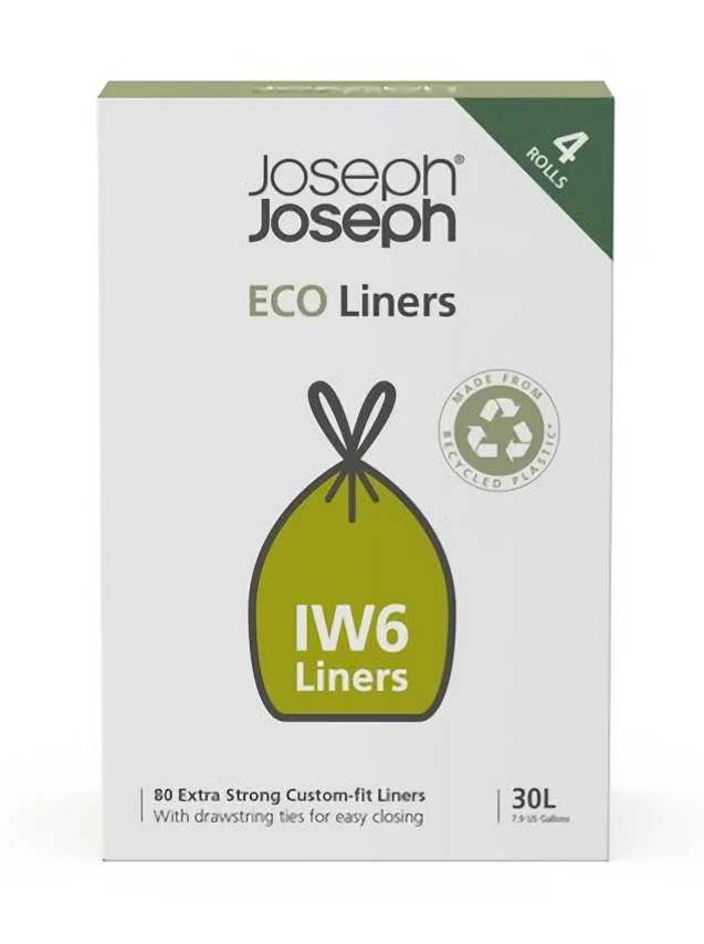 Мешки для мусора Joseph Joseph Eco Liners 30 л 4 x 20 шт. серые