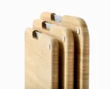 Набор разделочных досок Joseph Joseph Nest Bamboo, 3 шт. со стойкой, бамбук и нержавеющая сталь, бежевый — фото 3