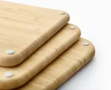 Набор разделочных досок Joseph Joseph Nest Bamboo, 3 шт. со стойкой, бамбук и нержавеющая сталь, бежевый — фото 4