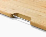 Набор разделочных досок Joseph Joseph Folio Steel Bamboo-Black, 3 бамбуковые доски и чёрная стойка — фото 3