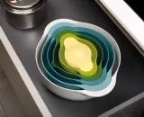 Набор мисок с дуршлагом Joseph Joseph Duo, 6 предметов, 13,4 x 32,4 x 26,4 см, разноцветный — фото 3