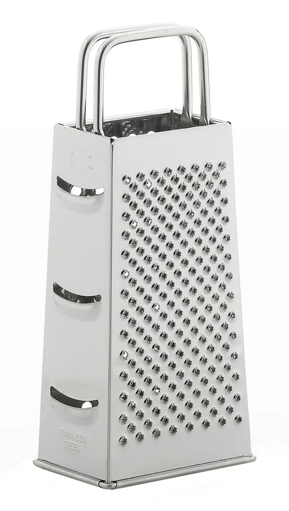 Тёрка кухонная четырёхсторонняя Kela Profi 9 x 6,5 x 21,5 см, нержавеющая сталь 18/10, серебристая