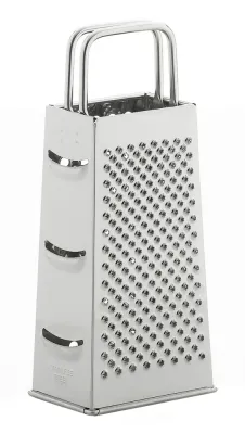 Тёрка кухонная четырёхсторонняя Kela Profi 9 x 6,5 x 21,5 см, нержавеющая сталь 18/10, серебристая