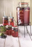 Диспенсер для напитков Kilner Original 8 л стеклянный с краном и крышкой на клипсах, прозрачный — фото 3