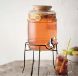 Подставка под диспенсер Kilner на 5 и 8 л, сталь, чёрная, 21 x 21 x 18,5 см — фото 2