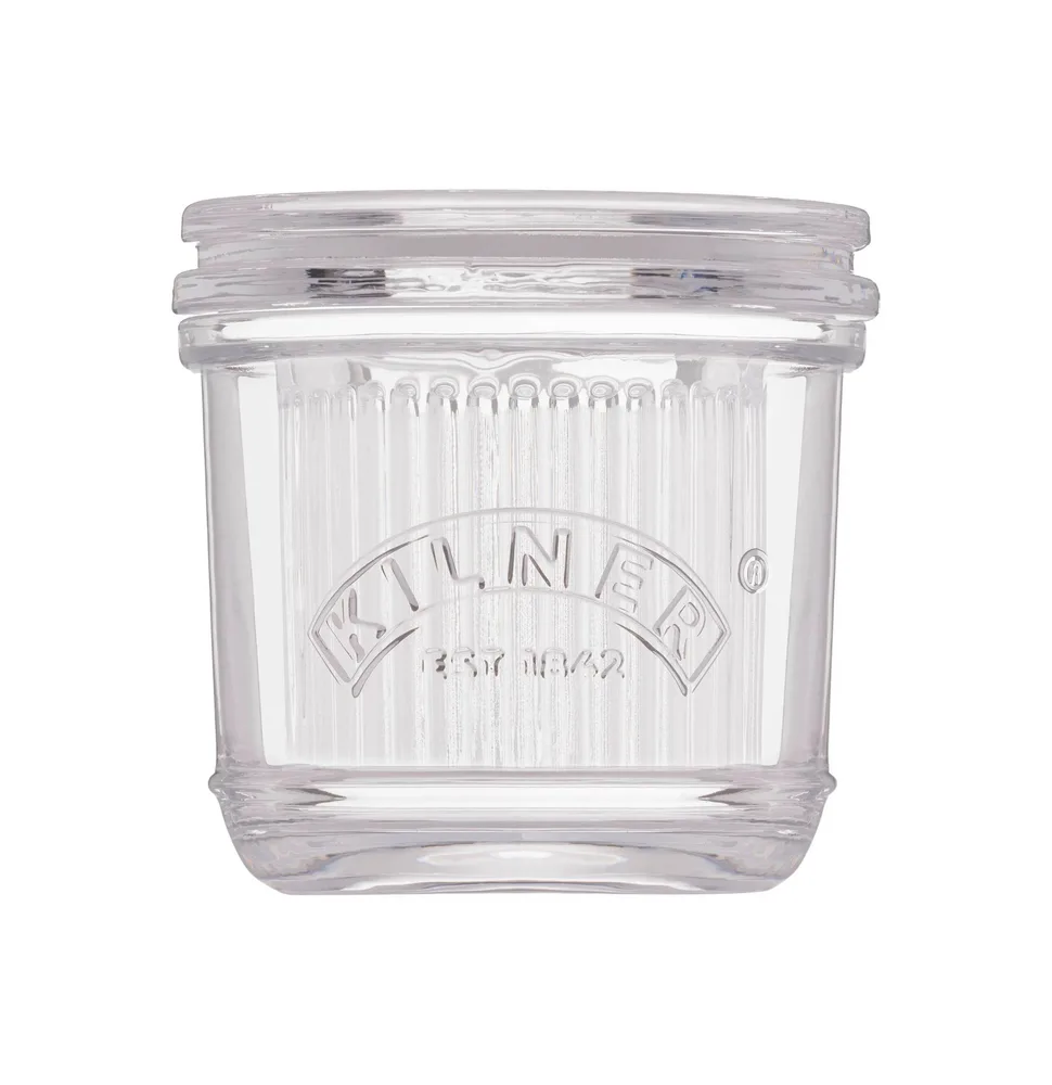 Маслёнка водяная Kilner 200 мл стеклянная, для хранения масла без холодильника, прозрачная