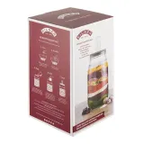 Банка для квашения Kilner 3 л, стекло с силиконовой крышкой и керамическими грузилами — фото 3