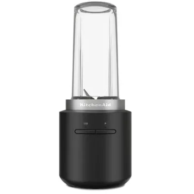 Блендер беспроводной KitchenAid GO без аккумулятора, стакан-бутылка 0,47 л, 7 скоростей, чёрный