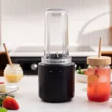 Блендер беспроводной KitchenAid GO без аккумулятора, стакан-бутылка 0,47 л, 7 скоростей, чёрный — фото 3