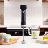 Блендер погружной беспроводной KitchenAid GO 5KHBRV00BM без аккумулятора, стакан 1 л, ножка 18 см, чёрный — фото 4