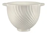 Керамическая чаша для миксера KitchenAid 4,7 л Meringue для Artisan 5 и Classic, белая — фото 1