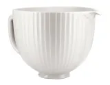Чаша керамическая для миксера KitchenAid Classic Columns 4,7 л белая — фото 2