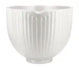 Чаша керамическая для миксера KitchenAid Classic Columns 4,7 л белая — фото 3