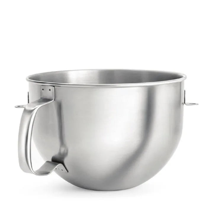Чаша стальная INOX для миксера KitchenAid 5,6 л с ручкой O серебристая