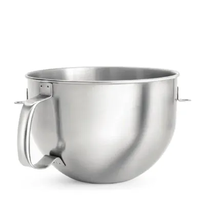 Чаша стальная INOX для миксера KitchenAid 5,6 л с ручкой O серебристая