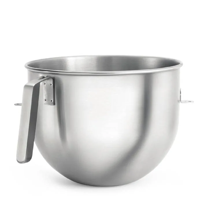 Чаша стальная INOX для миксера KitchenAid 5,6 л с ручкой J серебристая