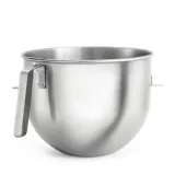 Чаша стальная INOX для миксера KitchenAid 5,6 л с ручкой J серебристая — фото 1