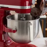 Чаша стальная INOX для миксера KitchenAid 5,6 л с ручкой J серебристая — фото 2