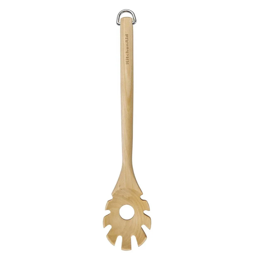 Ложка для макарон KitchenAid Coreline Birch 6,4 x 2 x 34 см, берёза и нержавеющая сталь