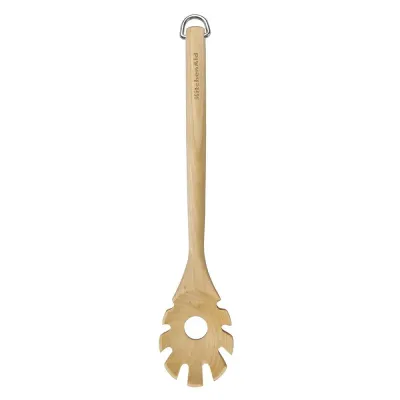 Ложка для макарон KitchenAid Coreline Birch 6,4 x 2 x 34 см, берёза и нержавеющая сталь