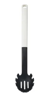 Ложка для макарон KitchenAid Porcelain White 34 x 7 см, нейлон, термостойкая до 232 градусов, белая