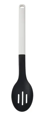 Кухонная ложка с отверстиями KitchenAid Porcelain White 34 x 7 x 1,5 см, нейлон и пластик, белая