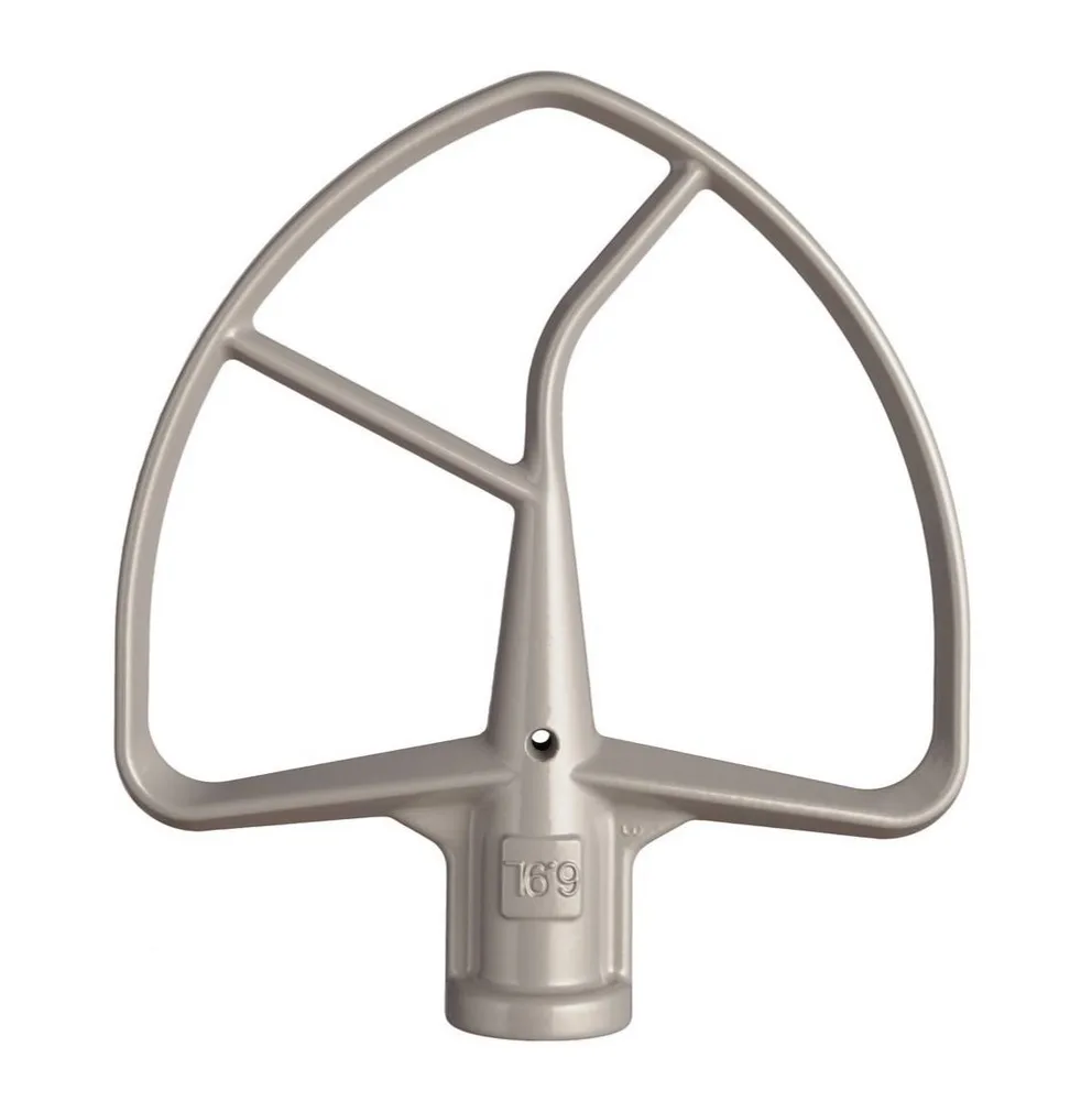 Лопатка плоская для миксера KitchenAid 7 с покрытием бежевая