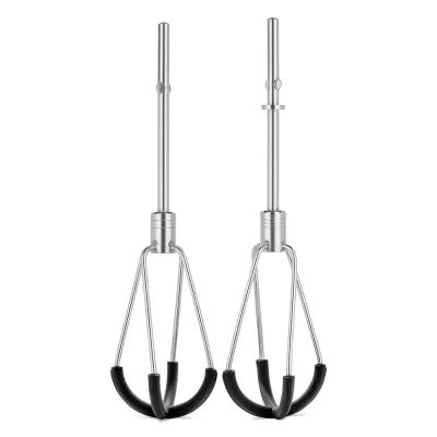 Венчики FLEX для ручного миксера KitchenAid с силиконом серебристо-чёрные