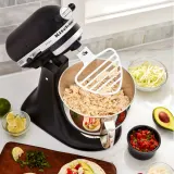 Насадка-измельчитель для теста KitchenAid с нейлоновым покрытием для миксеров Artisan 5 и Classic белая — фото 3