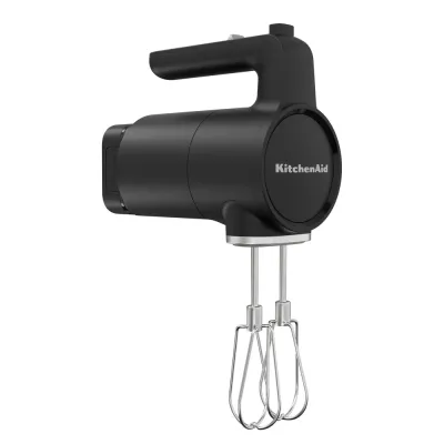 Миксер ручной KitchenAid Go беспроводной 7 скоростей без аккумулятора чёрный матовый