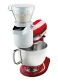 Насадка-просеиватель с весами KitchenAid 5KSMSFTA для миксера белая — фото 4