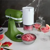 Насадка для ледяной стружки KitchenAid 5KSMSIA для планетарного миксера, с формами для льда, белая — фото 5