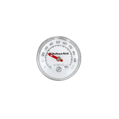 Термометр-щуп кухонный KitchenAid Universal, шкала от 0 до 100 градусов Цельсия, нержавеющая сталь и пластик, серебристый