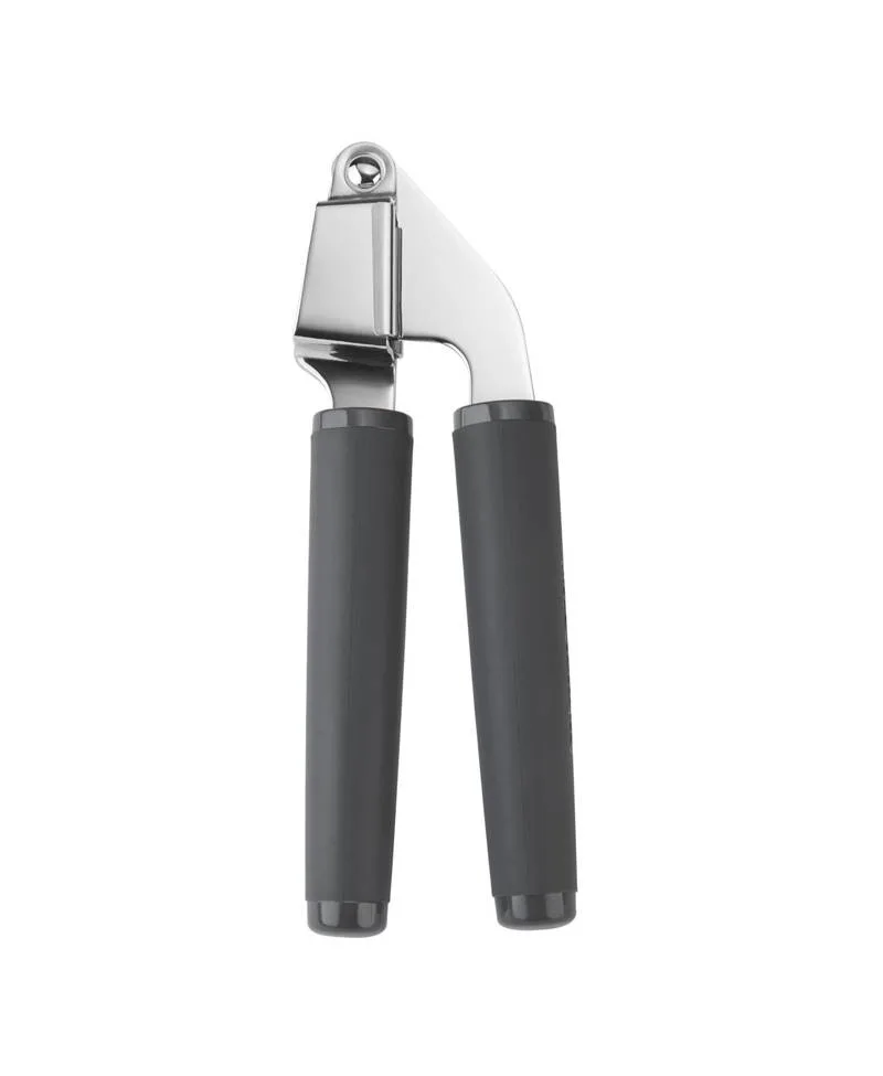 Пресс для чеснока KitchenAid Charcoal Grey 24 x 10 x 3 см, нержавеющая сталь и пластик, графитовый