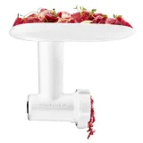 Увеличенный загрузочный лоток KitchenAid для насадки-мясорубки, белый — фото 1