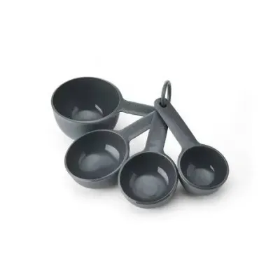 Набор мерных ёмкостей KitchenAid Charcoal Grey, 237, 118, 79 и 59 мл, пластик BPA Free, серый