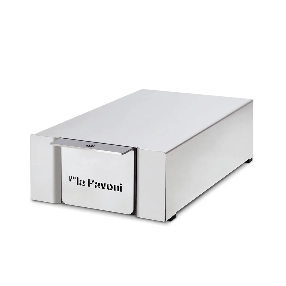 Ящик для кофейных таблеток La Pavoni Knock Box LPAKNBOX01 для полупрофессиональных кофемашин, нержавеющая сталь