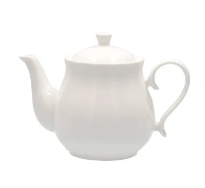 Чайник заварочный фарфоровый La Porcellana Bianca Ducale 1,25 л, белый