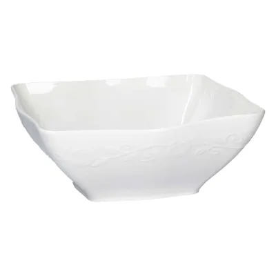 Миски глубокие фарфоровые La Porcellana Bianca Florentina 22 x 22 см, набор 2 шт, белые