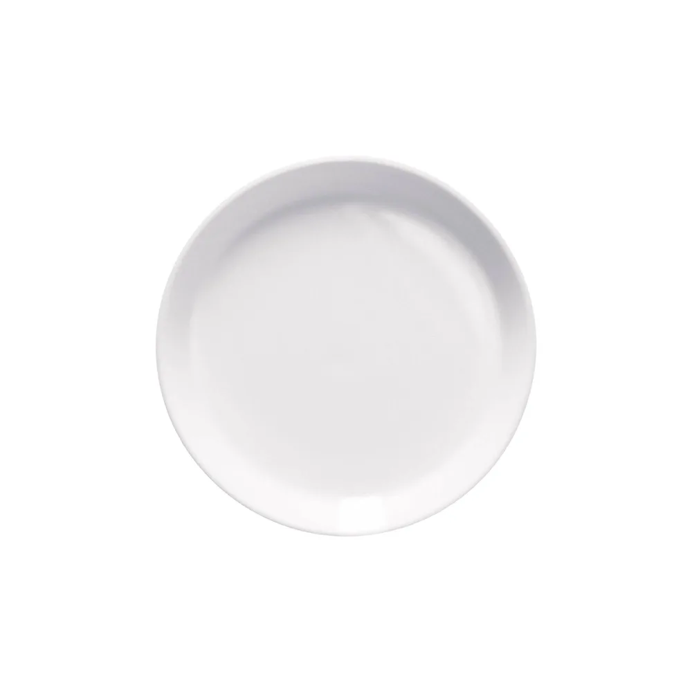 Тарелки глубокие фарфоровые La Porcellana Bianca Essenziale Gourmet 21,5 см, набор 6 шт, белые