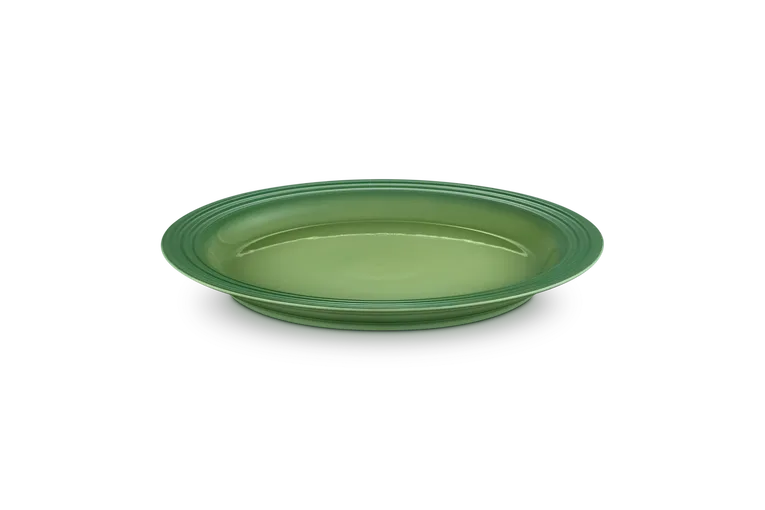 Тарелка обеденная Le Creuset 27,3 см, каменная керамика, bamboo green, зелёная