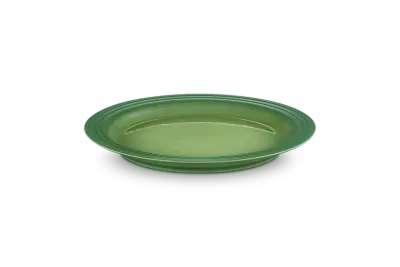 Тарелка обеденная Le Creuset 27,3 см, каменная керамика, bamboo green, зелёная