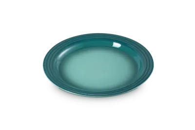 Тарелка большая каменная керамика Le Creuset 27,3 см, bleu riviera