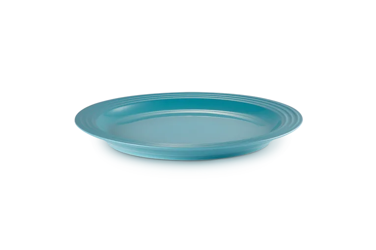 Тарелка большая Le Creuset 27,3 см, каменная керамика, карибский цвет