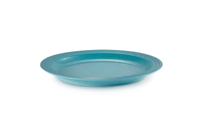 Тарелка большая Le Creuset 27,3 см, каменная керамика, карибский цвет