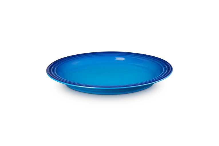 Тарелка большая Le Creuset 27,3 см, каменная керамика, azure, голубая