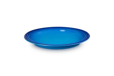 Тарелка большая Le Creuset 27,3 см, каменная керамика, azure, голубая