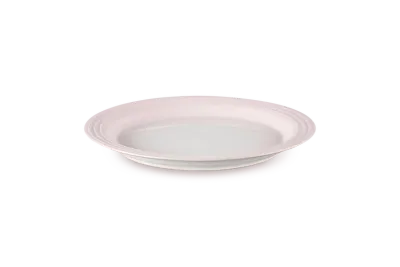 Тарелка обеденная Le Creuset 27,3 см, каменная керамика, shell pink, розовая